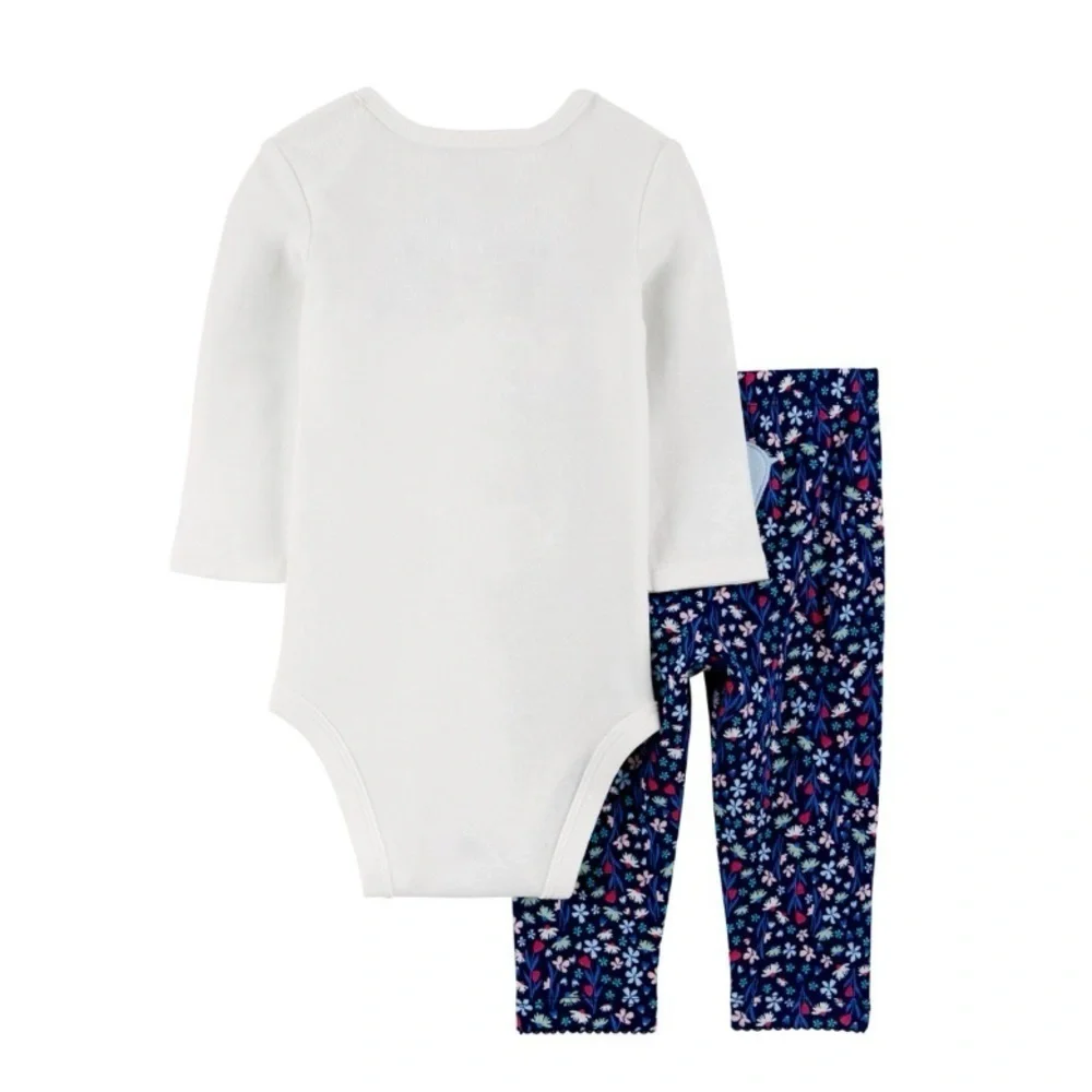 Carter's Three Piece Bodysuit Pants Set 12mo
